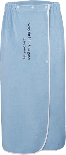 YJZQ Drap de Bain Paréo Femme Jupe De Plage Absorbant Serviette de Sauna Sortie de Bain Robe à Peignoir Avec Poche 85 x 140 cm - Nail Gallerys