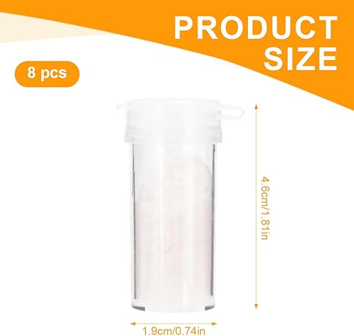NHPY 8 Pièces Mini Salières-Poivrières, 9Ml Petit Salieres Et Poivrieres, Salière Et Poivrière,Sel Et Poivre Transparent Pour La Maison, Mariage, Voiture, Camping, Camping-Car, Vacances À La Plage - Nail Gallerys