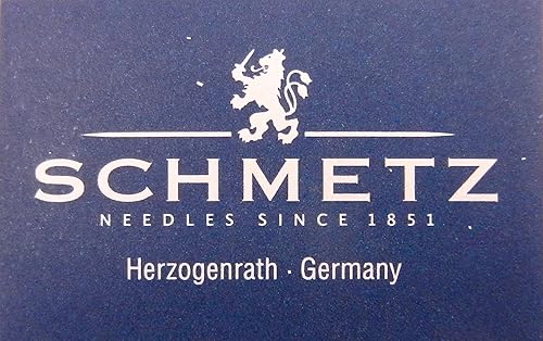 SCHMETZ Lot de 5 aiguilles universelles pour machine à coudre (piston plat) 130/705 H Épaisseur 75/11 - Nail Gallerys