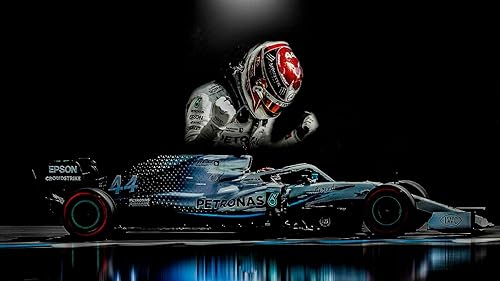 Magic Canvas Art Impression sur toile F1 Formule 1 Lewis Hamilton - 1 pièce - Impression d'art de qualité supérieure - Tableau mural moderne - Décoration murale - Dimensions : 60 x 30 cm - Nail Gallerys