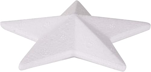 Rayher Etoile de noël en polystyrène pour décoration de noël, 15 cm, 3325600 - Nail Gallerys