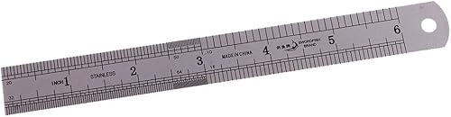 Gazechimp Règle Echelle En Aluminium Pour Ingénierie Architecte Etudiant Fourniture De Bureau - 15cm - Nail Gallerys