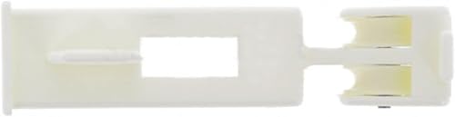 cyclingcolors Poulie de tirage en polyamide ivoire pour tringle à rideau en profil chemin de fer 24 x 16mm Accessoire Fenêtre Store Baie vitrée Ouverture Fermeture - Nail Gallerys