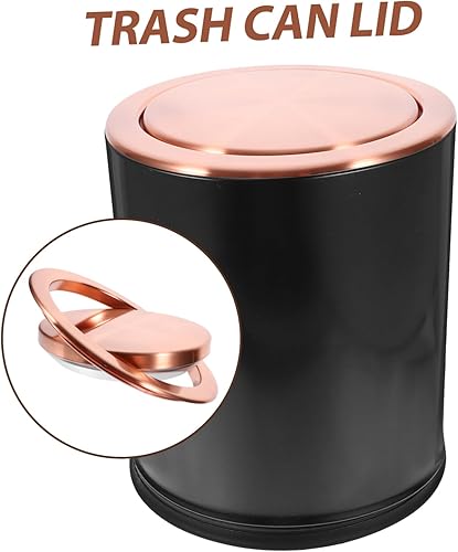 Amosfun Couvercle de Poubelle Pivotant pour Poubelle de Table en Acier Inoxydable Couvercle de Comptoir Encastré Fourniture de Cuisine - Nail Gallerys
