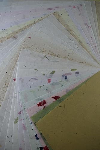 50 Papier mûrier Drap Motif Craft fabriqué à la main Art Soie Japon Washi Motif Craft Art Origami Elle Fabrication de cartes - Nail Gallerys