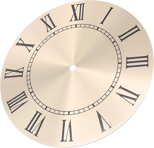 Cadran de rechange pour horloge murale à quartz, en aluminium, 9 et 5' avec chiffres romains - Nail Gallerys