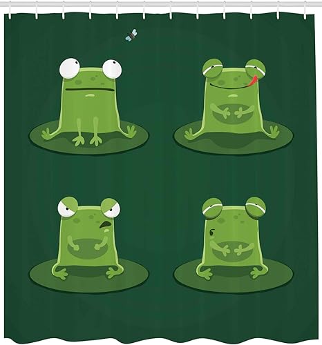 ABAKUHAUS Libellule Rideau de Douche, Royales pétales de Rose, Tissu Ensemble de Décor de Salle de Bain avec Crochets, 175 cm x 180 cm, Noir Bleu pâle - Nail Gallerys