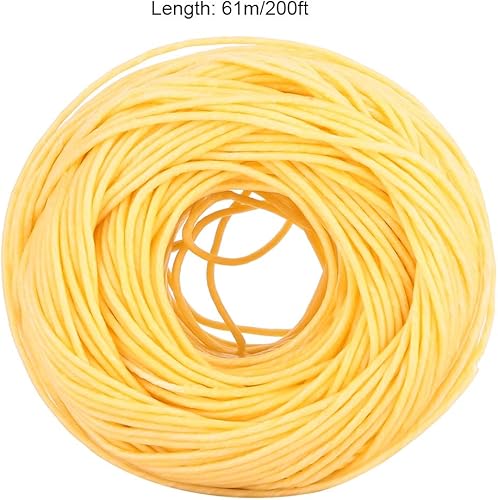 Candle Mèche, Mèches pour la Création de Bougies à Chandelle de 200 Pi (Sombre) - Nail Gallerys