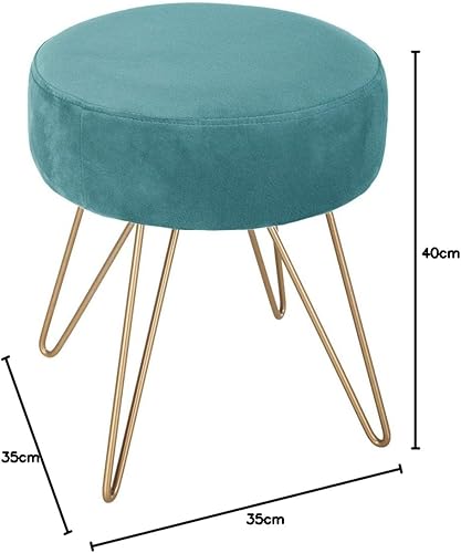 Atmosphera - Tabouret Vert Pieds métal - Nail Gallerys