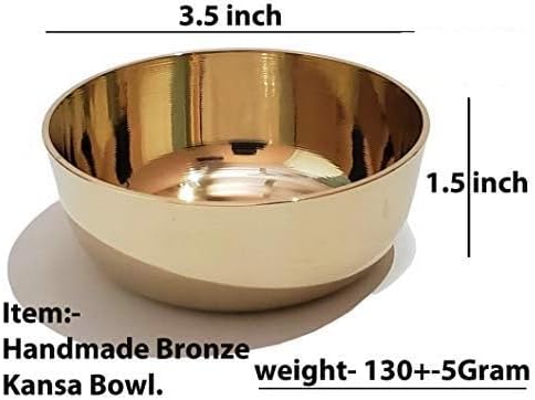 Zap Impex Bol en bronze exquis - Bol de service et décor artistique, capacité de 150 ml (2) - Nail Gallerys