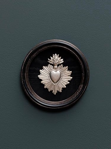 chehoma Ex-voto Mural Bravoure, Effet vieilli, Système d'accroche prévu, Fabrication soignée, Collection Ex-Voto, Dimensions : Epaisseur 2 Diamètre 13.5 cm - Nail Gallerys