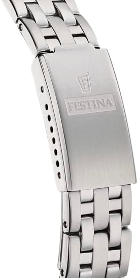 Montre FESTINA pour Femme F20455/3 Acero Clasico Boîtier en Acier Inoxydable Gris Bracelet en Acier Inoxydable Gris - Nail Gallerys