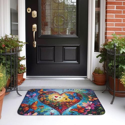 Mexpekil Paillasson d'intérieur lavable, antidérapant, 40 x 60 cm, motif cheval rêveur, lune étincelante, tapis de porte d'intérieur discret pour entrée, cuisine, salle de bain - Nail Gallerys