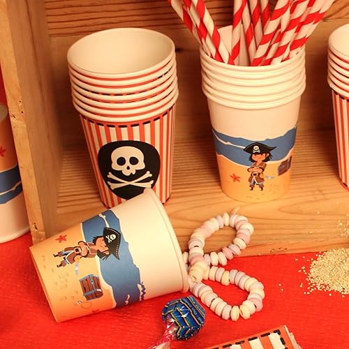 LE NAPPAGE ARTS DE LA TABLE 10 Gobelets en Carton Moussaillons - 25cl - Nail Gallerys