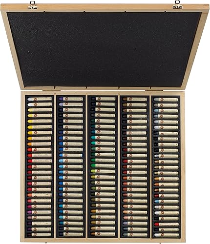 Sennelier Lot de 120 pastels à l'huile, métal, bois, multicolore, 120 pièces - Nail Gallerys