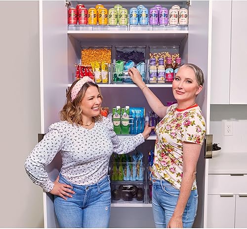 iDesign The Home Edit by Bac de rangement polyvalent en bois de Paulownia à ouverture frontale , coloris naturel - Nail Gallerys