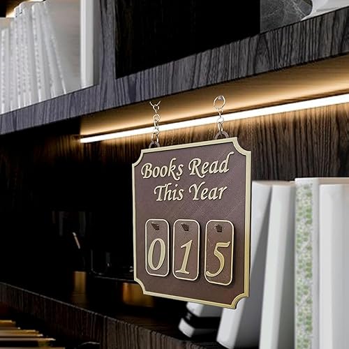 Décor Livres Esthétique | Compteur de Livres LUS Cette Année,de Lecture Annuelle pour Lecteurs Passionnés, Bibliothécaires et Salle de Classe - Idée Cadeau Femme et Homme - Nail Gallerys