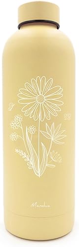 Manahia bouteille isotherme cadeau mamie - Les mamans formidables font toujours des mamies d'exception- 500ml - gourde en acier inoxydable - annonce grossesse mamie, cadeau anniversaire mamie - Nail Gallerys