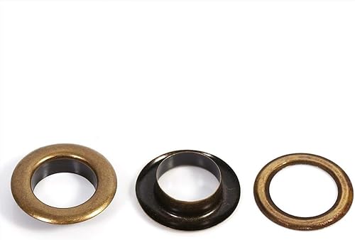 Oumefar Oeillets Ronds en Or Noir Bronze Grand diamètre Bricolage décoration Bijoux Accessoire de Remplacement(12mm) Home - Nail Gallerys