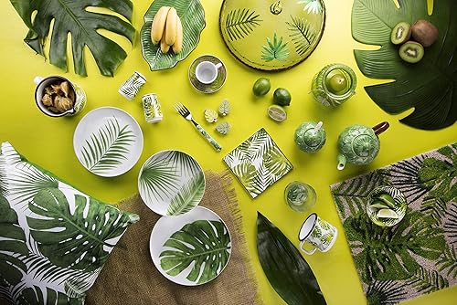 Excelsa Foliage Set sel et Poivre, céramique, Vert, 2 pièces - Nail Gallerys