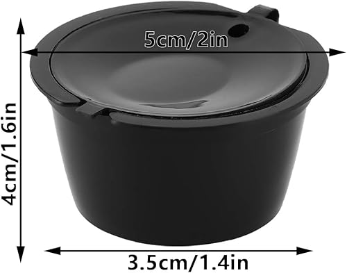 2 ensembles de capsules de café tasse de filtre rechargeable réutilisable avec ensemble de brosse à cuillère adapté aux machines à café Nestle - Nail Gallerys