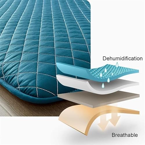 Matelas De Sol Japonais Tatami Futon Pliable Enroulable pour Camping, Invité, Dortoir Étudiant (1,90 * 200cm) - Nail Gallerys