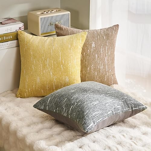 Housse de Coussin 40x40 cm Chenille Doux Ferme Velours Bohème Coussin de Canapé Taies d’Oreiller Décoratif Carré Coussins Décoratifs pour Chambre à Coucher, Salon Canapé Lit Vert Lot de 2 - Nail Gallerys