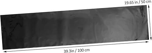 Alipis 1 Rouleau Papier Occultant Teinté Film De Fenêtre Matériel Lumière Jour Bloqueur Film De Confidentialité pour Fenêtre Couverture Revêtements Solaire Black L'animal De Compagnie - Nail Gallerys