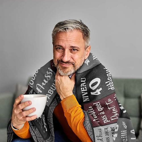 Cadeau 30 Ans Homme, Idée Cadeau Homme 30 Ans, Anniversaire 30 Ans 30ème 30e, Cadeau Ami Mari Oncle Petit Ami, Decoration Anniversaire 30 Ans, 30th Birthday Gifts, 30 Ans 1995 Couverture 150x130CM - Nail Gallerys