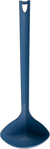 Tasty Louche monobloc en plastique 2H - 32 x 11 cm - Idéale pour remplir et servir des sauces et soupes en toute sécurité - Passe au lave-vaisselle - Bleu - Nail Gallerys