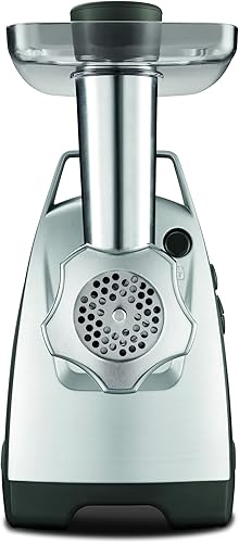 Moulinex Hachoir à Viande HV8 Hachoir Electrique 2200W 2 Grilles de Broyage Accessoires pour Kebbés et Saucisses Argent ME686832 - Nail Gallerys