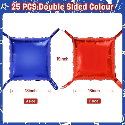 Kit d'arche de ballons carrés argentés double face en aluminium chromé argenté pour anniversaire, remise de diplôme, Nouvel An, fête prénatale, mariage, vacances à thème - Nail Gallerys