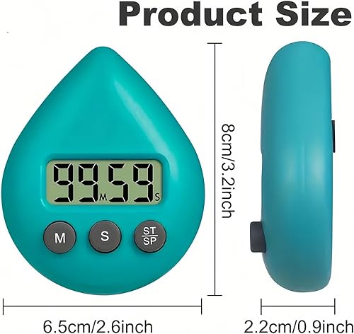 Minuteur de douche numérique étanche, horloge de douche numérique, horloge de salle de bain étanche, minuterie d'économie d'énergie, minuterie de toilette T/imer, brosse à dents T/imer, salle de bain - Nail Gallerys