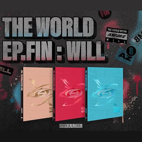 ATEEZ - 2nd Album [THE WORLD EP.FIN : WILL] (D Ver.) Photobook + DISC + Contents Envelope + Album Sticker + Member Sticker + Postcard + Photocard A + Photocard Z + 2 Pin Badges + 4 Extra Photocards - Nail Gallerys