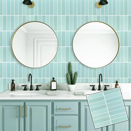 MOHUIED Lot de 10 Feuilles d'autocollants muraux adhésifs puissants de 10 x 10 Pouces for rénovation d'appartement ou de Maison Panneaux Muraux RembourréS(Type2) - Nail Gallerys