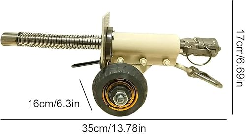Quesardens Nouveau canon de pétard, canon d'artillerie en acier inoxydable 304, modèle de lanceur de pétard, ornements de collection de modèle militaire (couleur : C) - Nail Gallerys