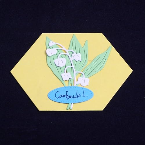 Benoon Matrices De Découpe Bricolage, Matrices De Découpe De Pochoir De Gaufrage en Métal, Coupe De Fleur De Feuille Die Scrapbook Bricolage Papier Carte Faisant Artisanat Pochoir Moule Décor Argent - Nail Gallerys