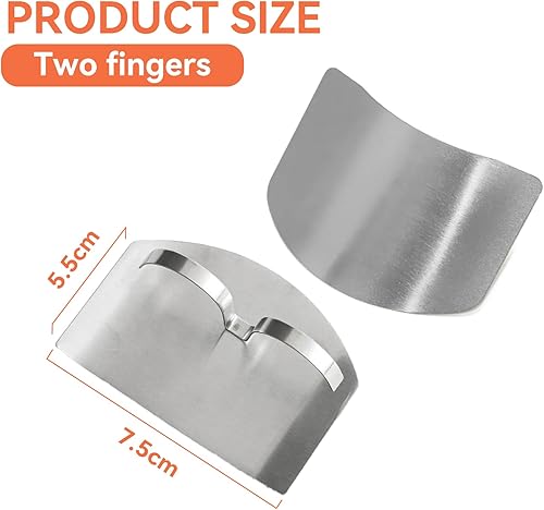 Protection des doigts pour la cuisine, protection des doigts en acier inoxydable, anneau de couteau réglable, avec pouce, protège-doigts Chef-Pro, protège-lames, protège-doigts de cuisine, - Nail Gallerys