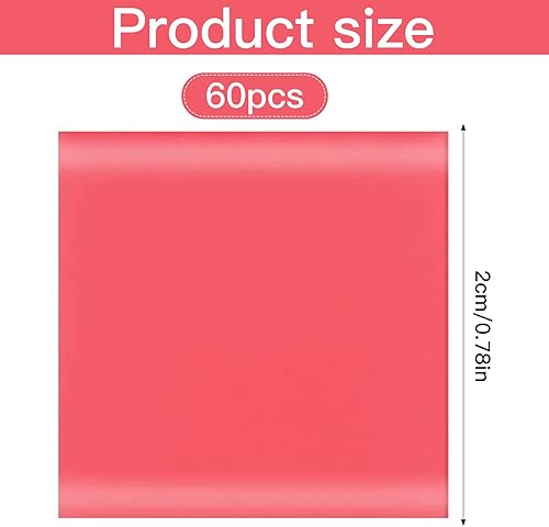 Binnan 60Pcs DIY Point de Croix Peinture Argile, Diamant Peinture Colle, 2x2cm 5D Diamond Peinture Argile DIY Diamant Broderie Colle Broderie Point de Croix Peinture Set Outil - Nail Gallerys