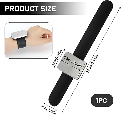 HREDZEO Coussin magnétique à coudre avec bracelet en silicone pour couture et tressage - Nail Gallerys