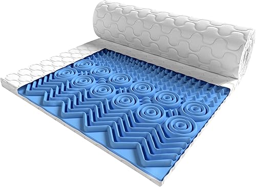 POKAR Premium Surmatelas Couvre Matelas Housse Matelas Épais Protège-Matelas Matelassé 130 x 200 cm - Nail Gallerys