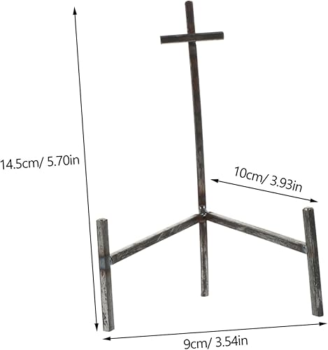 Holibanna Porte-assiettes En Fer Cadre Support De Rangement Pour Assiettes Stockage Titulaires Chevalet Porte-assiette De Cuisine Stand De Disposition De Vaisselle Table De Table Plat Le Fer - Nail Gallerys