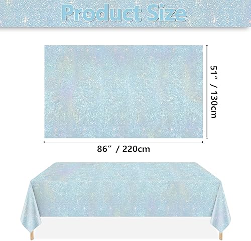 Lot de 4 nappes dorées à paillettes, jaunes, pour anniversaire, fête, mariage, 130 x 220 cm - Nail Gallerys