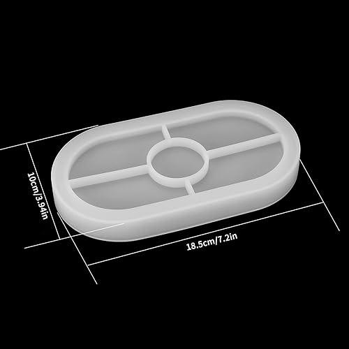 AoyfuwellMoules en Silicone, 2 Pièces Epoxy Résine Moules, Moules Résine époxy de Coulée Sous-verres, Silicone Moulage pour Béton, Résine, Fonderie, Arts et Artisanat - Nail Gallerys