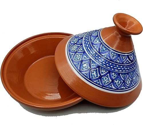 Tajine 0907211208 Casserole en terre cuite Marocain Tunisien XL 32 cm - Nail Gallerys