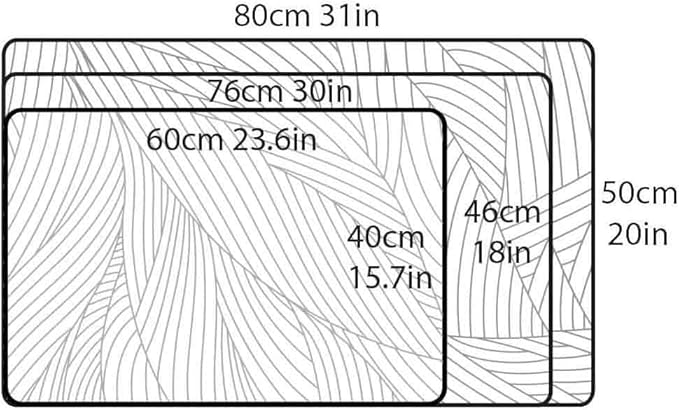 EHOMERY Tapis de Cuisine XXL Tapis D Entrée Interieur Peinture À l'huile Art Montagne Tapis de Salle de Bain XXL Tapis Salle de Bain Et WC 50x80cm - Nail Gallerys