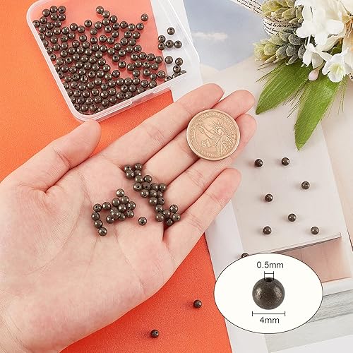 OLYCRAFT 60pcs 8mm Naturel Tourmaline Pierre Précieuse Perles Rondes Tourmaline Noire Pierre Précieuse Pperle Pierre Naturelle Perles pour Bracelet Collier Boucle D'Oreille Fabrication - Nail Gallerys