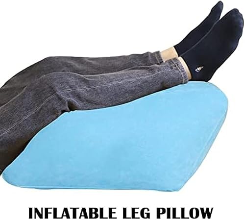Oreiller Gonflable Portatif De Pied De Jambe De Cale D'élévation pour Le Coussin De Soutien De Genou De Sommeil Entre Les Jambes,Rose,bonny369 - Nail Gallerys