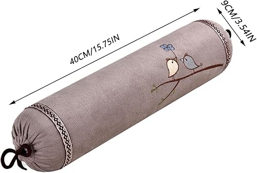 Oreiller de cou de sarrasin biologique, oreiller de sarrasin ferme réglable traversin pour le cou pour soulager la douleur dormir rond soutien oreillers cervicaux oreiller Sobakawa (Couleur : K) - Nail Gallerys