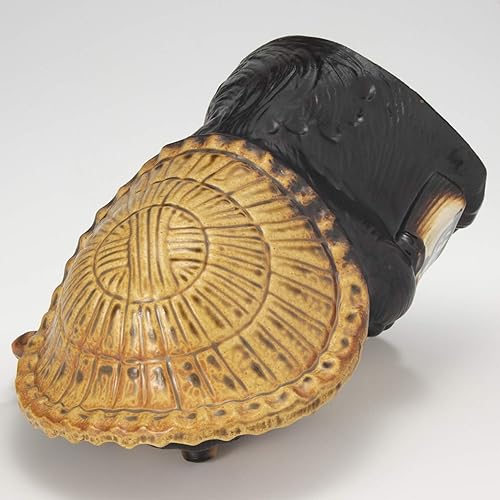 Shigaraki Pottery Statue de Chien Raton Laveur Kaiun Tanuki de 26 cm - Nail Gallerys